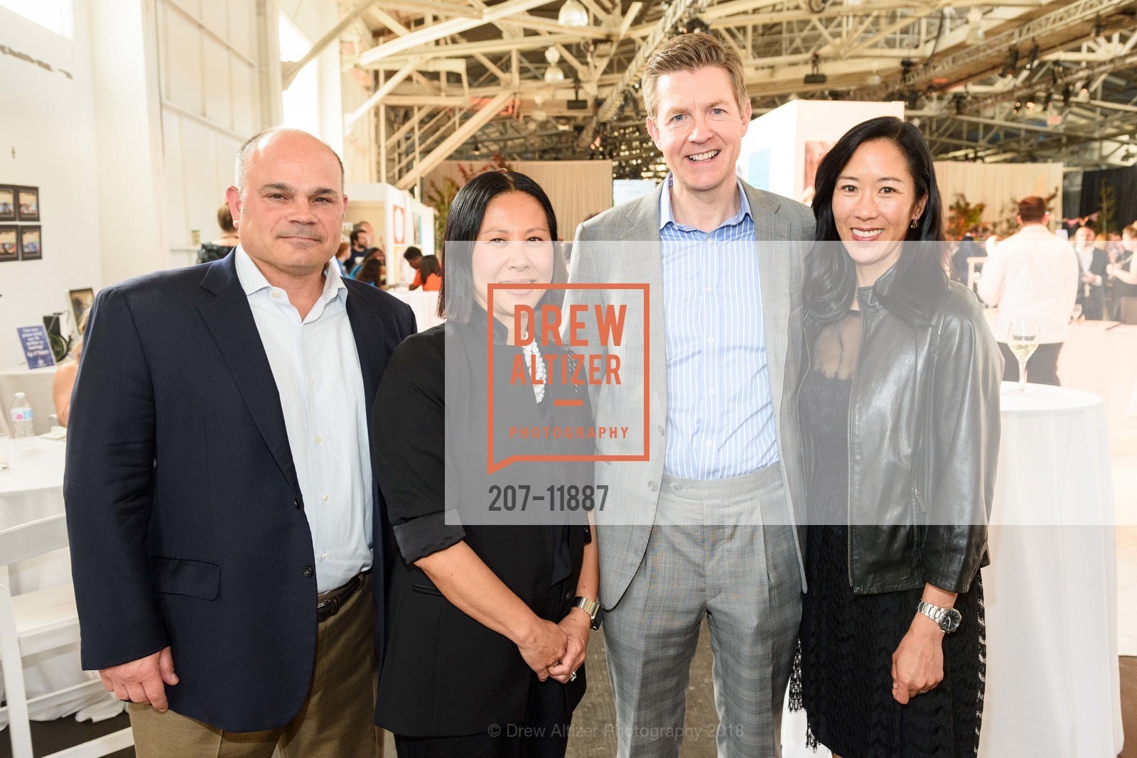 Kevin Lynch, Linda Lynch, Andrew Spokes, Elizabeth Spokes, Boys & Girls Clubs of San Francisco Annual Gala, Fort Mason Festival Pavilion. 2 Marina Blvd, San Francisco, CA 94123, May 11th, 2018, Photo #207-11887 Kevin Lynch, Linda Lynch, Andrew Spokes, Elizabeth Spokes, Photo #207-11887