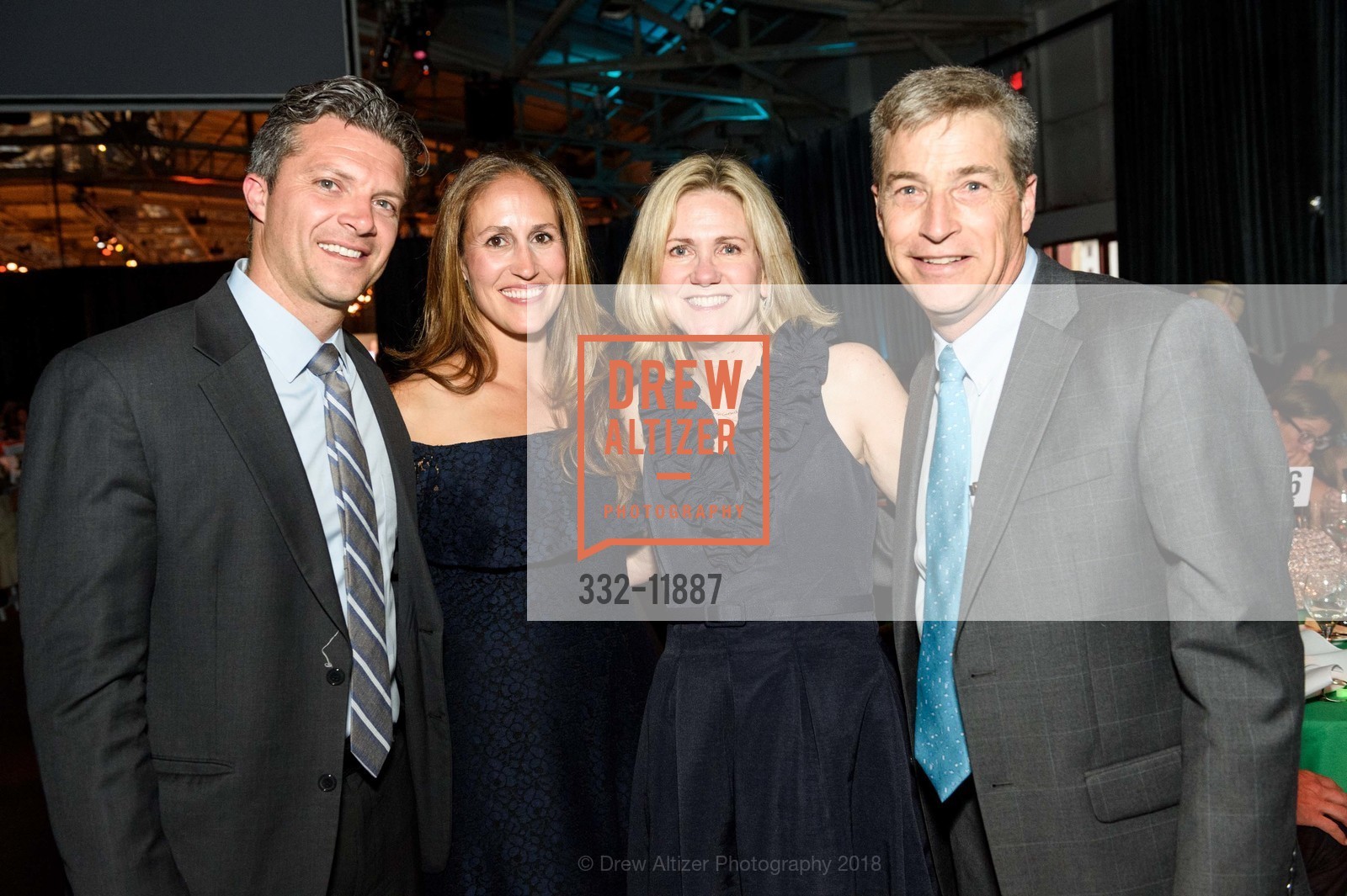 JT Stephens, Sarah Stephens, Barbie Callander, Bruce Callander, Boys & Girls Clubs of San Francisco Annual Gala, Fort Mason Festival Pavilion. 2 Marina Blvd, San Francisco, CA 94123, May 11th, 2018, Photo #332-11887 JT Stephens, Sarah Stephens, Barbie Callander, Bruce Callander, Photo #332-11887
