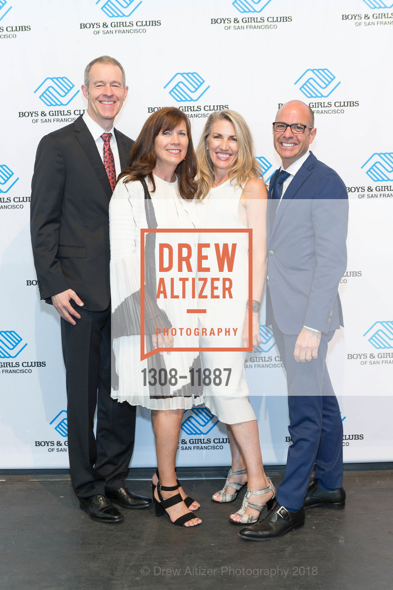 Jeff Williams, Melissa Williams, Catherine Clifford, Chris Clifford, Boys & Girls Clubs of San Francisco Annual Gala, Fort Mason Festival Pavilion. 2 Marina Blvd, San Francisco, CA 94123, May 11th, 2018, Photo #1308-11887 Jeff Williams, Melissa Williams, Catherine Clifford, Chris Clifford, Photo #1308-11887