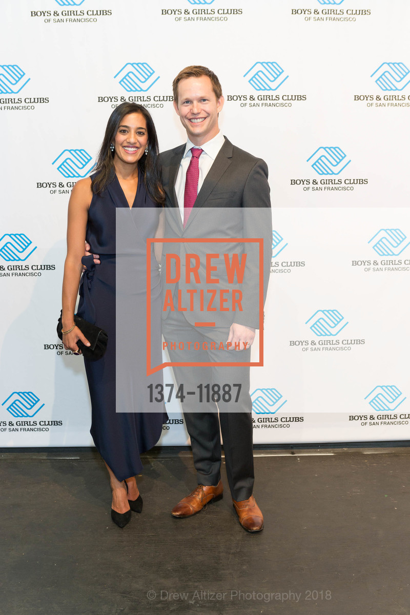Sapna Boze, Brandon Boze, Boys & Girls Clubs of San Francisco Annual Gala, Fort Mason Festival Pavilion. 2 Marina Blvd, San Francisco, CA 94123, May 11th, 2018, Photo #1374-11887 Sapna Boze, Brandon Boze, Photo #1374-11887