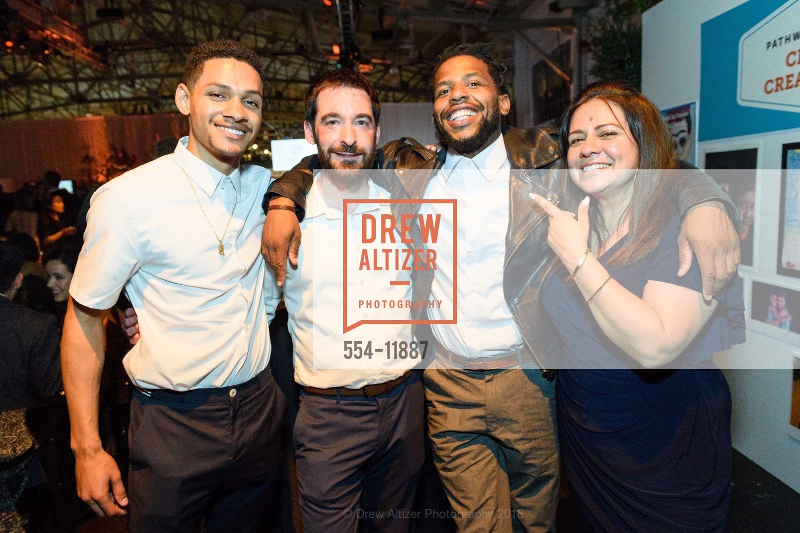 Jaienda Kumar, Colin, Wayne Bigmore, Erin Gutierrez, Boys & Girls Clubs of San Francisco Annual Gala, Fort Mason Festival Pavilion. 2 Marina Blvd, San Francisco, CA 94123, May 11th, 2018, Photo #554-11887 Jaienda Kumar, Colin, Wayne Bigmore, Erin Gutierrez, Photo #554-11887