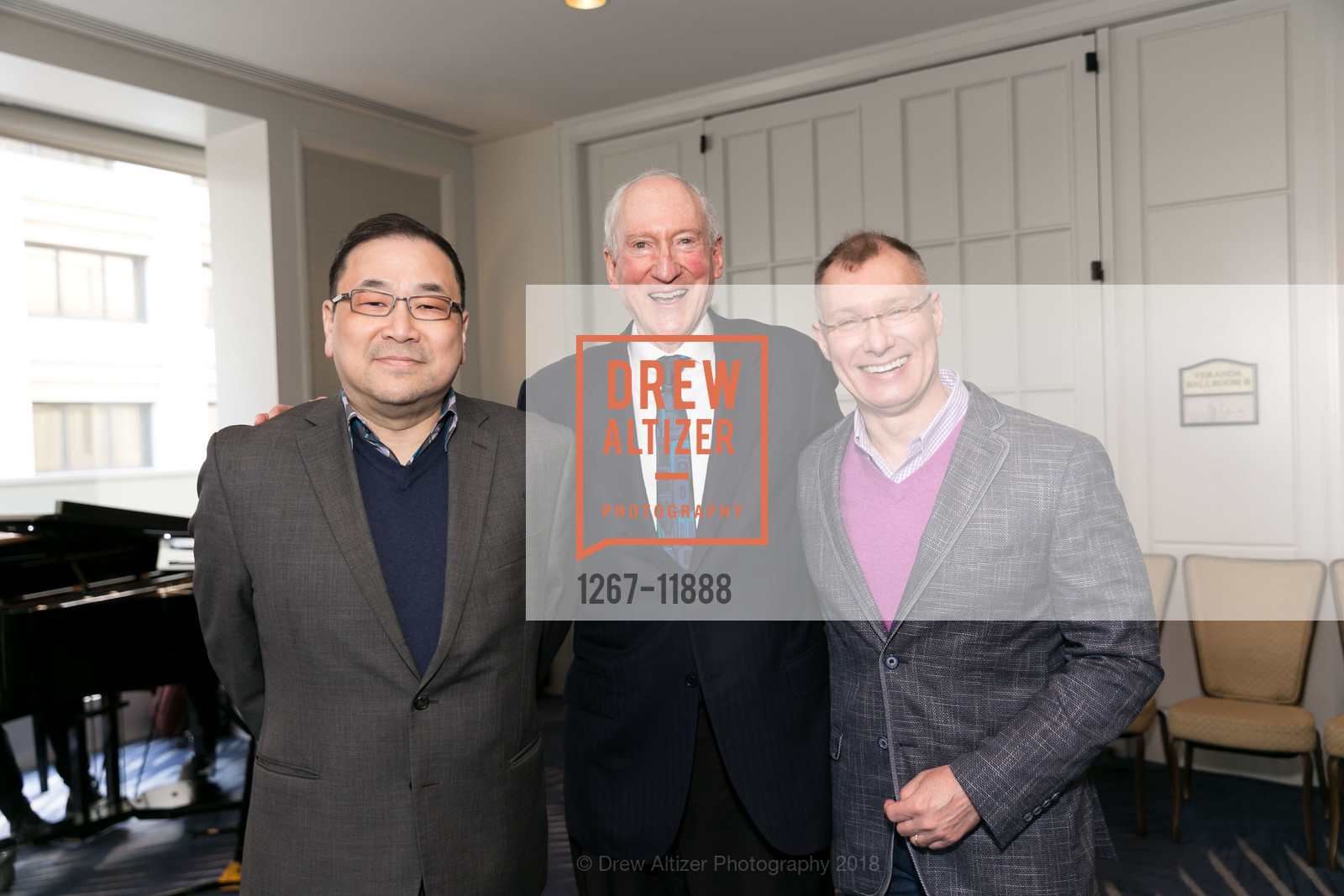 Peter Lai, Tom Goldman, Joel Earlywine, Community Music Center Gala 2018: A Salute to the Joy of Making Music, Four Season Hotel. 52 Chenery 757 Market St, San Francisco, CA 94103, May 12th, 2018, Photo #1267-11888 Peter Lai, Tom Goldman, Joel Earlywine, Photo #1267-11888