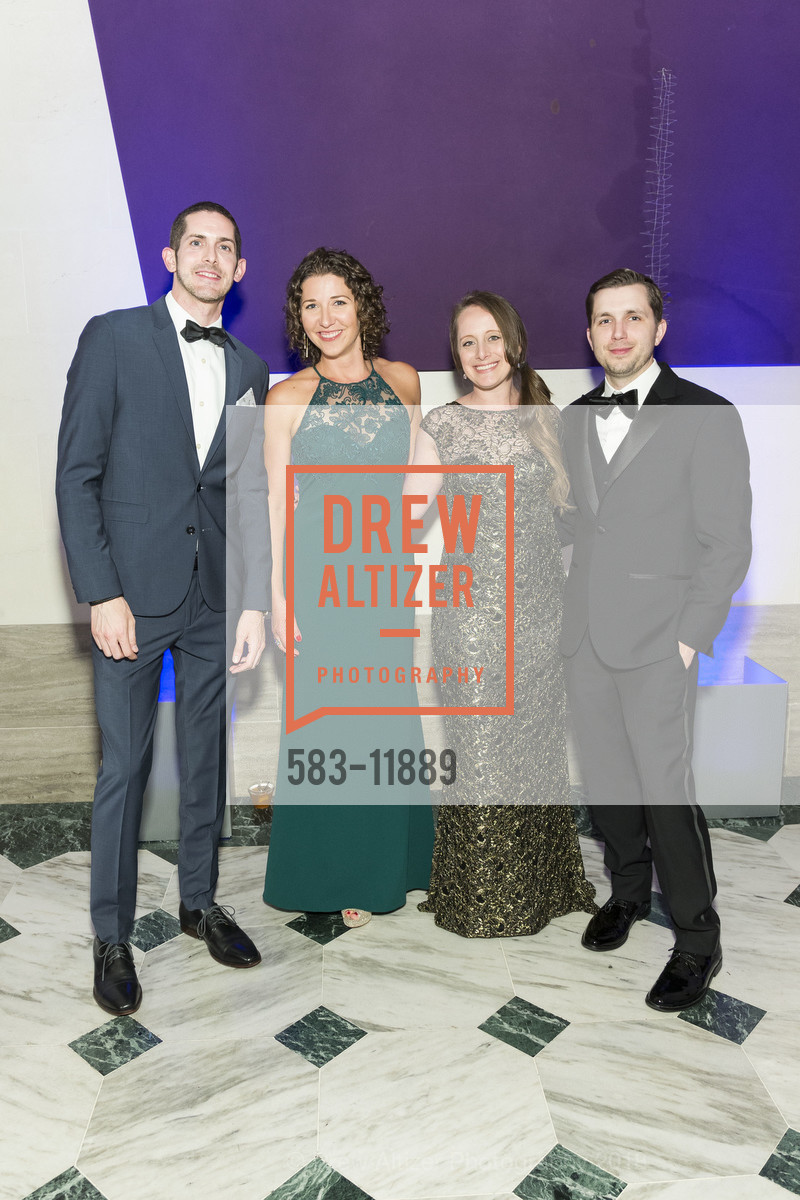 Joshua Moss, Hilary McQuaide, Ashley Balmanno, Phil Balmanno, ArtPoint Gala: The Seduction, Legion of Honor Museum. 100 34th Ave, San Francisco, CA 94121, May 12th, 2018, Photo #583-11889 Joshua Moss, Hilary McQuaide, Ashley Balmanno, Phil Balmanno, Photo #583-11889