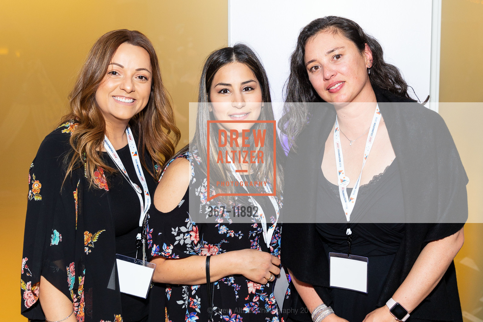 Talia Cabrera, Domarina Yaghoubi, Marcia Schreyer, Under the Stars - JCCSF Celebration 2018, JCCSF. 3200 California Street, May 10th, 2018, Photo #367-11892 Talia Cabrera, Domarina Yaghoubi, Marcia Schreyer, Photo #367-11892