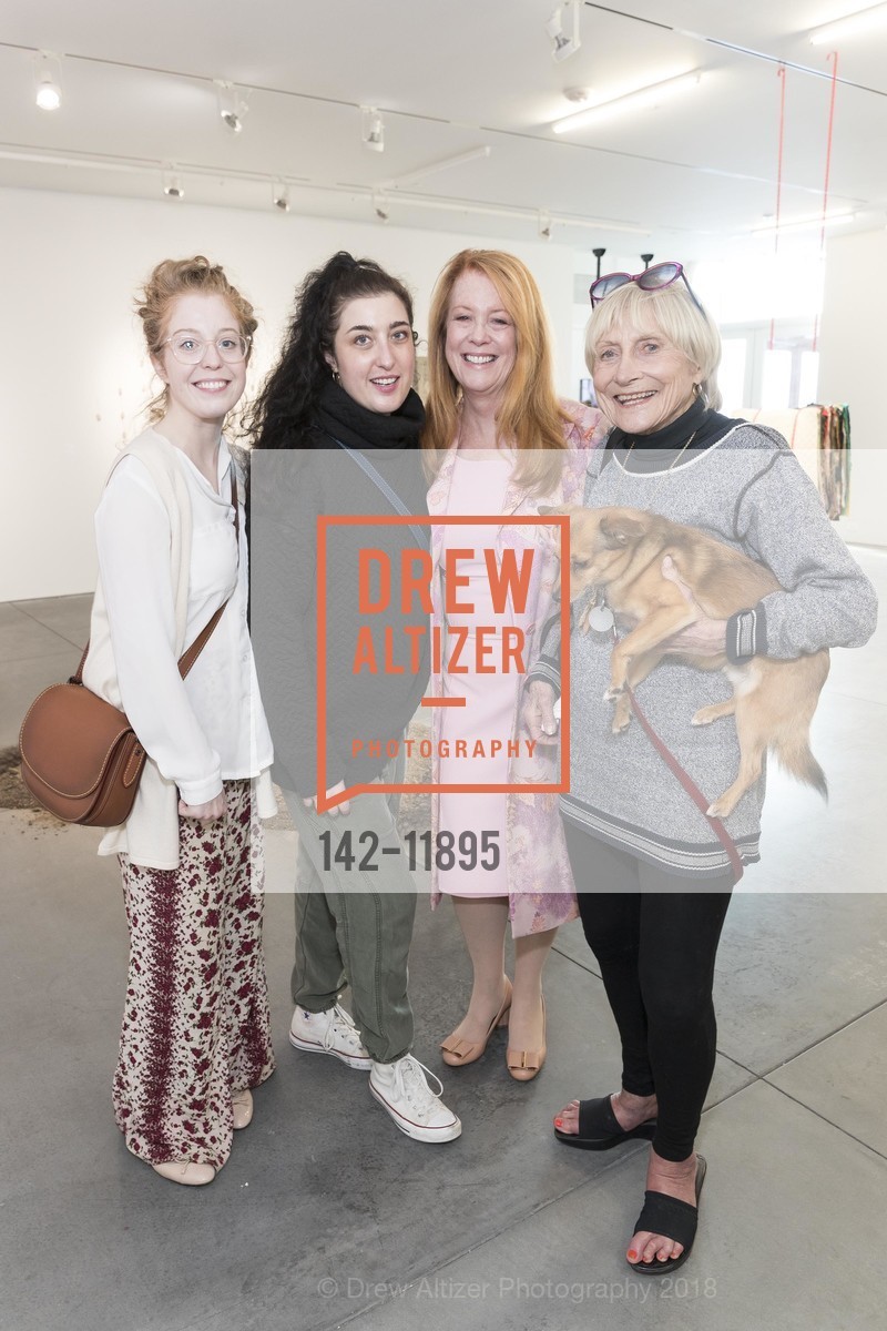 Jess Levy, Beryl Levy, Pam Rorke Levy, Diana Fuller, San Francisco Art Institute Hosts Artist's Reception for Kehinde Wiley, SFAI Fort Mason Campus. Pier 2, Fort Mason, May 13th, 2018, Photo #142-11895 Jess Levy, Beryl Levy, Pam Rorke Levy, Diana Fuller, Photo #142-11895