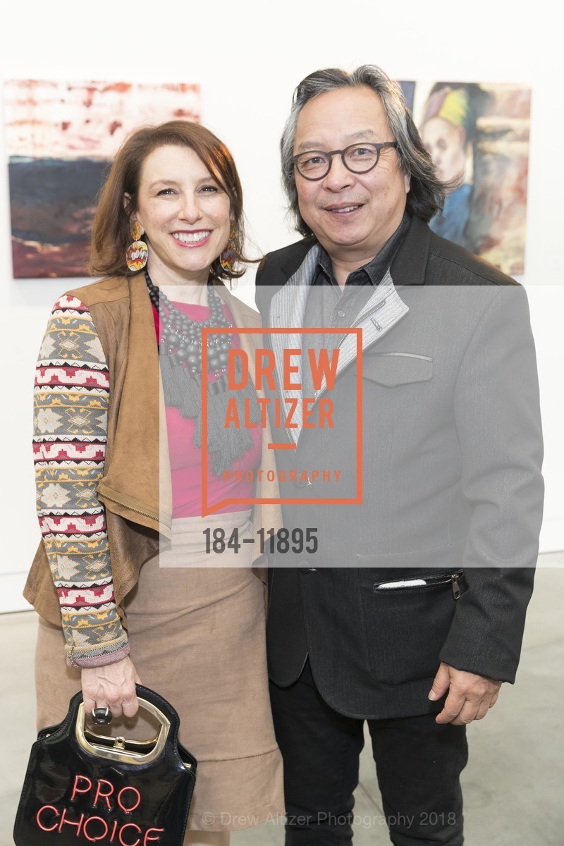 Jeremy Stone, Craig Nagasawa, San Francisco Art Institute Hosts Artist's Reception for Kehinde Wiley, SFAI Fort Mason Campus. Pier 2, Fort Mason, May 13th, 2018, Photo #184-11895 Jeremy Stone, Craig Nagasawa, Photo #184-11895