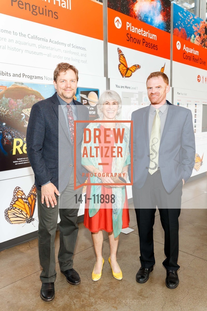 Durrell Kapan, Barbara Andrews, Matthew Lewin, Big Bang Gala 2018 benefiting the California Acedemy of Sciences, California Academy of Sciences, Photo #141-11898 Durrell Kapan, Barbara Andrews, Matthew Lewin, Photo #141-11898