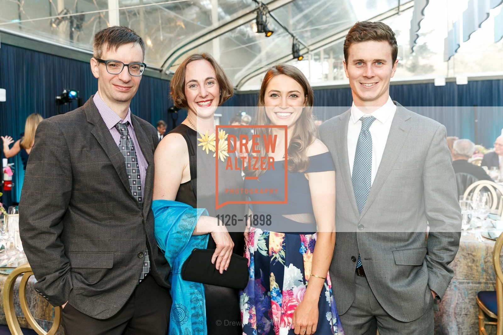Justin Bagley, Elizabeth Bagley, Kate Courtney, Will Patterson, Big Bang Gala 2018 benefiting the California Acedemy of Sciences, California Academy of Sciences, Photo #1126-11898 Justin Bagley, Elizabeth Bagley, Kate Courtney, Will Patterson, Photo #1126-11898