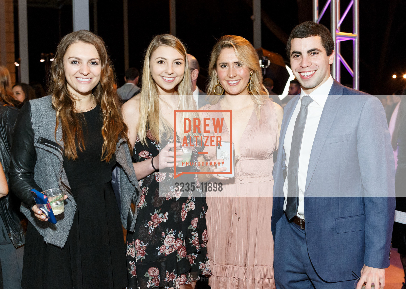 Ally Byer, Annie Dylan, Courtney Carter, Joby Bernstein, Big Bang Gala 2018 benefiting the California Acedemy of Sciences, California Academy of Sciences, Photo #3235-11898 Ally Byer, Annie Dylan, Courtney Carter, Joby Bernstein, Photo #3235-11898