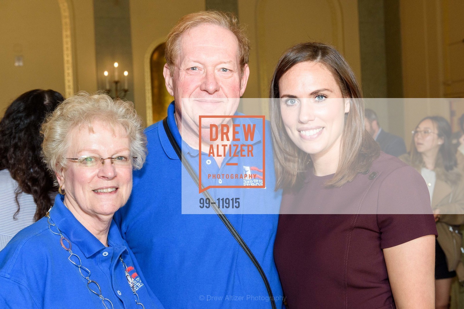 Nancy Kaywood, George Kaywood, Anne Marie Dougherty, Stand Up for Heroes, Bay Area 2018 Welcome Reception, Marines' Memorial Club. 609 Sutter Street, Photo #99-11915 Nancy Kaywood, George Kaywood, Anne Marie Dougherty, Photo #99-11915