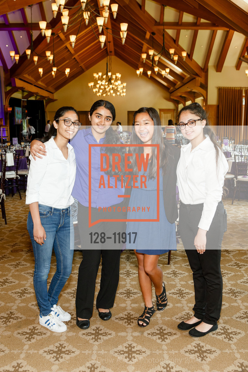 Zara Shariff, Rithu Paramesh, Jadelynn Dao, Gurmehr Klair, The Tech Museum of Innovation's Girl @ the Tech Luncheon, Sharon Heights Country Club. 2900 Sand Hill Road, May 16th, 2018, Photo #128-11917 Zara Shariff, Rithu Paramesh, Jadelynn Dao, Gurmehr Klair, Photo #128-11917