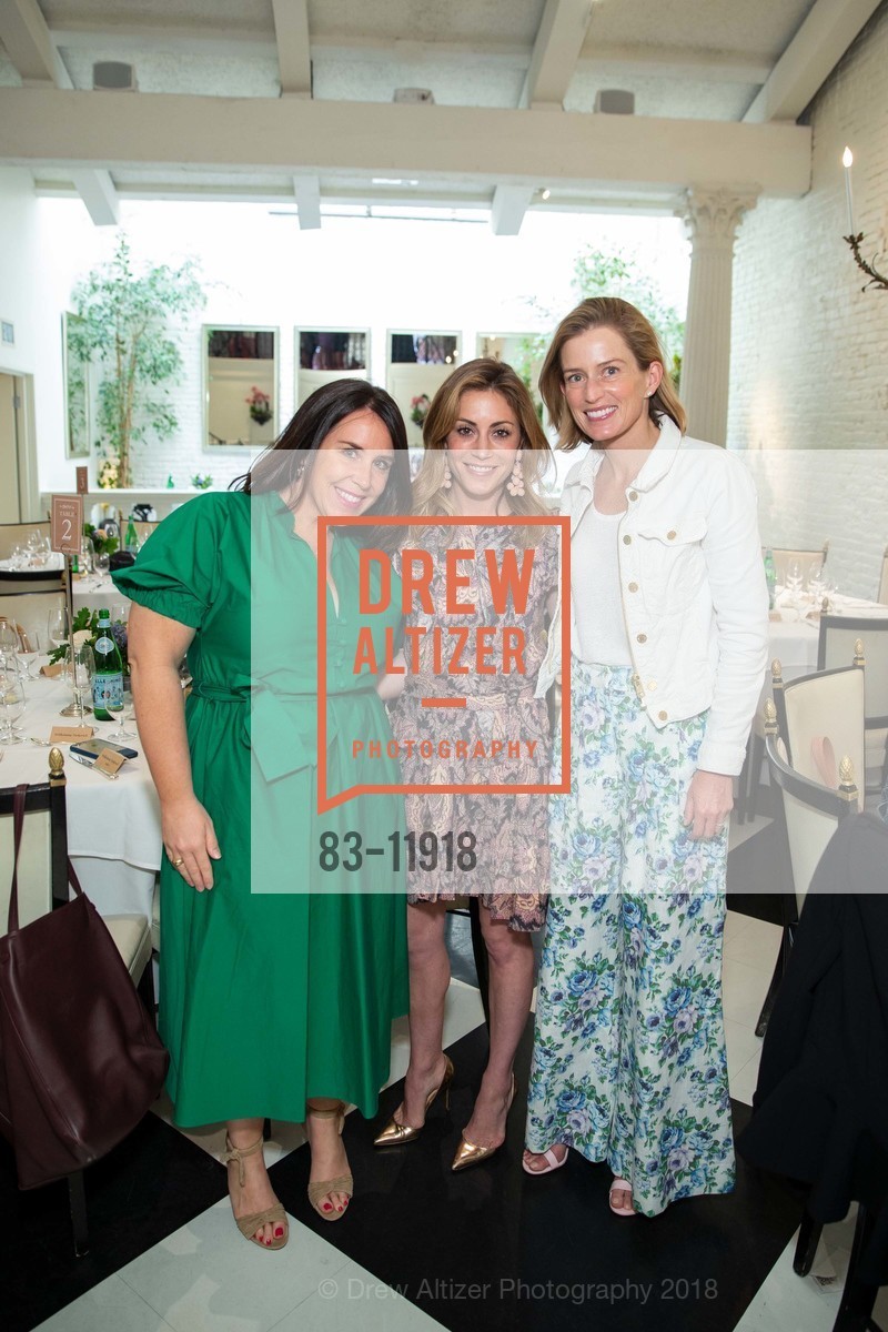 Emily Petrilla, Kristin Kelly, Vicky Barrett, Children of Shelters' Annual Spring Luncheon, Villa Taverna. 27 Hotaling Place, May 15th, 2018, Photo #83-11918 Emily Petrilla, Kristin Kelly, Vicky Barrett, Photo #83-11918