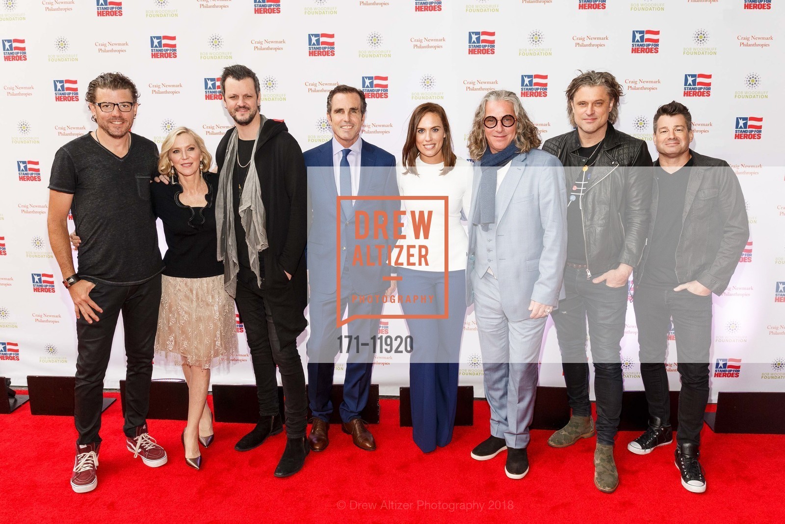 Johnny Rabb, Lee Woodruff, Dean Roland, Bob Woodruff, Anne Marie Dougherty, Ed Roland, Jesse Triplett, Will Turpin, Photo #171-11920
