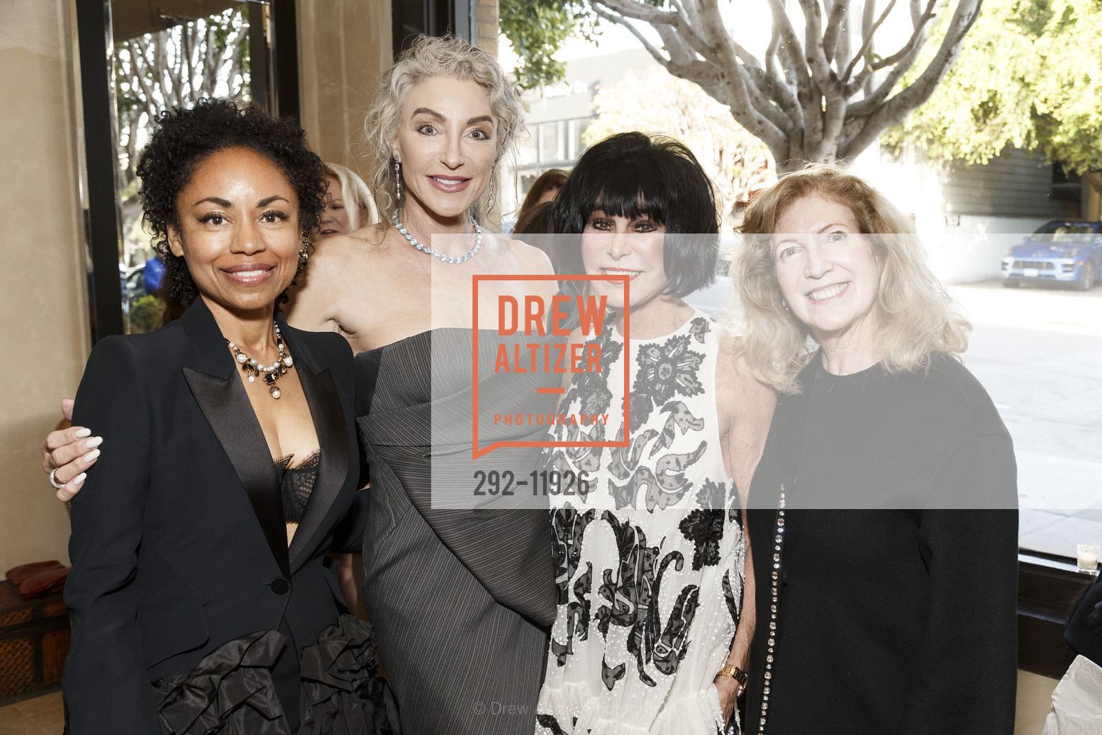 Tanya Powell, Alisa Burgess-Blajwas, Marilyn Cabak, Celeste Woo, Alexander McQueen Dinner in Support of the St. Anthony’s Foundation, Spruce. 3640 Sacramento Street, Photo #292-11926 Tanya Powell, Alisa Burgess-Blajwas, Marilyn Cabak, Celeste Woo, Photo #292-11926