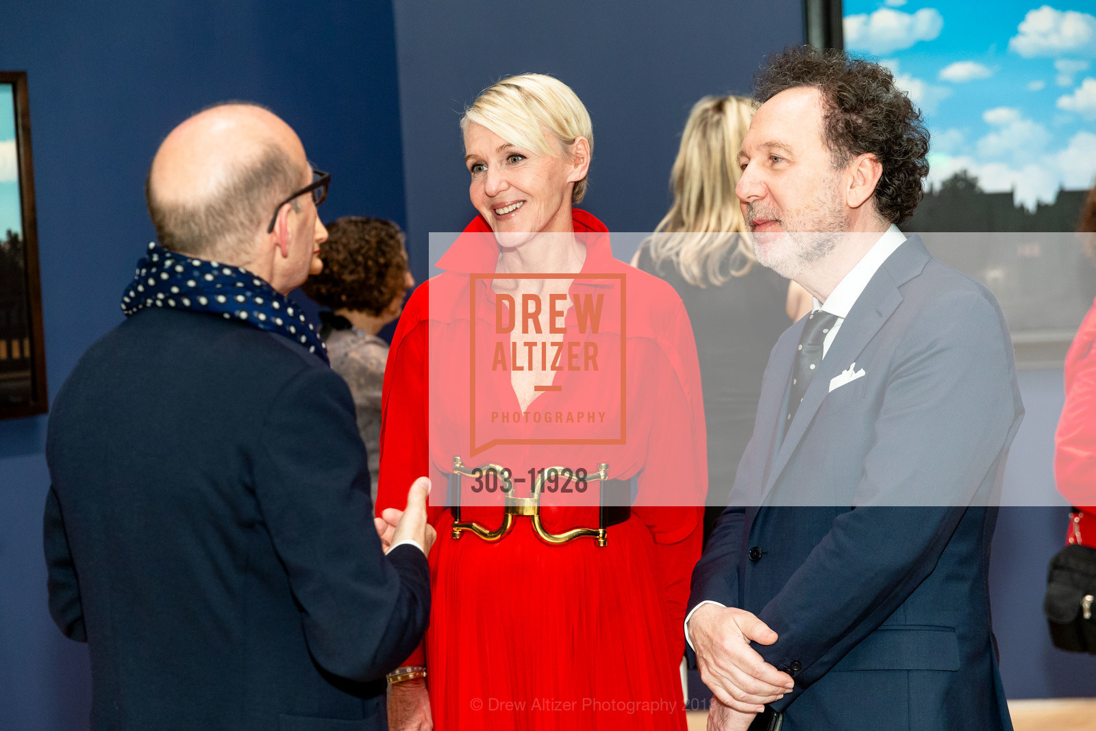 Christina Zeller, Charly Herscovici, SFMOMA Magritte Opening, SFMOMA, May 16th, 2018, Photo #303-11928 Christina Zeller, Charly Herscovici, Photo #303-11928