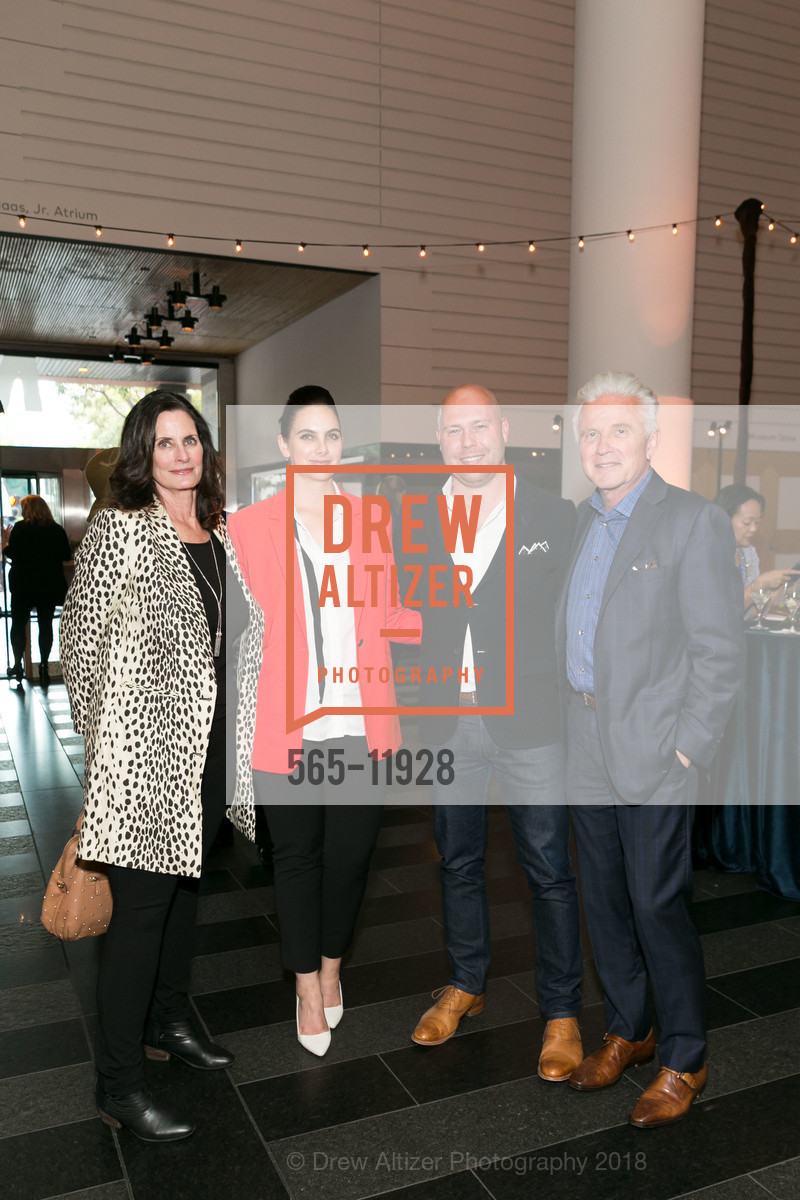 Laura Narbutas, Sophia Hayes, David Hayes, Kes Narbutas, SFMOMA Magritte Opening, SFMOMA, May 16th, 2018, Photo #565-11928 Laura Narbutas, Sophia Hayes, David Hayes, Kes Narbutas, Photo #565-11928
