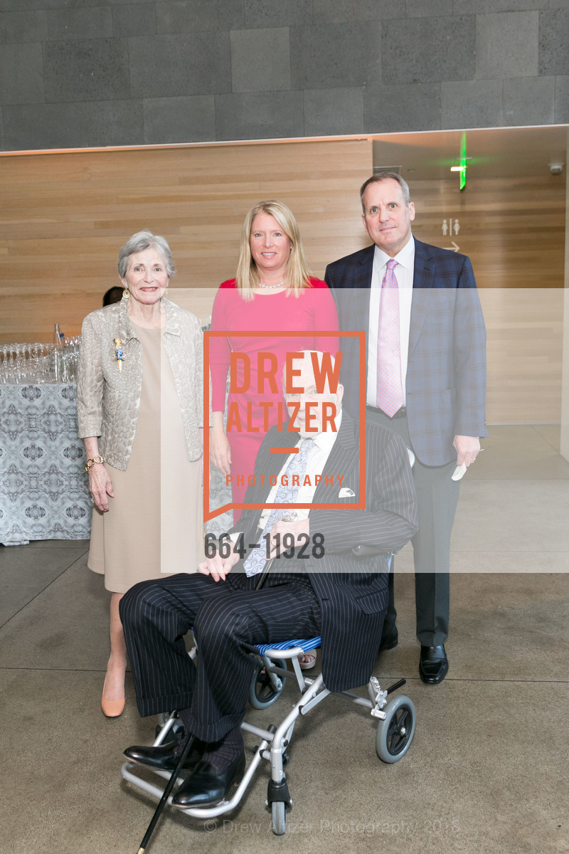 Jean Douglas, Jim Douglas, Michelle Berger, Kevin Douglas, SFMOMA Magritte Opening, SFMOMA, May 16th, 2018, Photo #664-11928 Jean Douglas, Jim Douglas, Michelle Berger, Kevin Douglas, Photo #664-11928