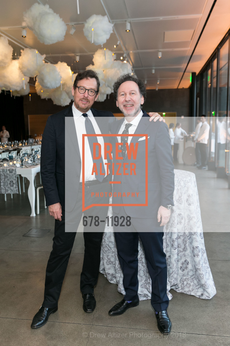 Michel Draguet, Charly Herscovici, SFMOMA Magritte Opening, SFMOMA, May 16th, 2018, Photo #678-11928 Michel Draguet, Charly Herscovici, Photo #678-11928