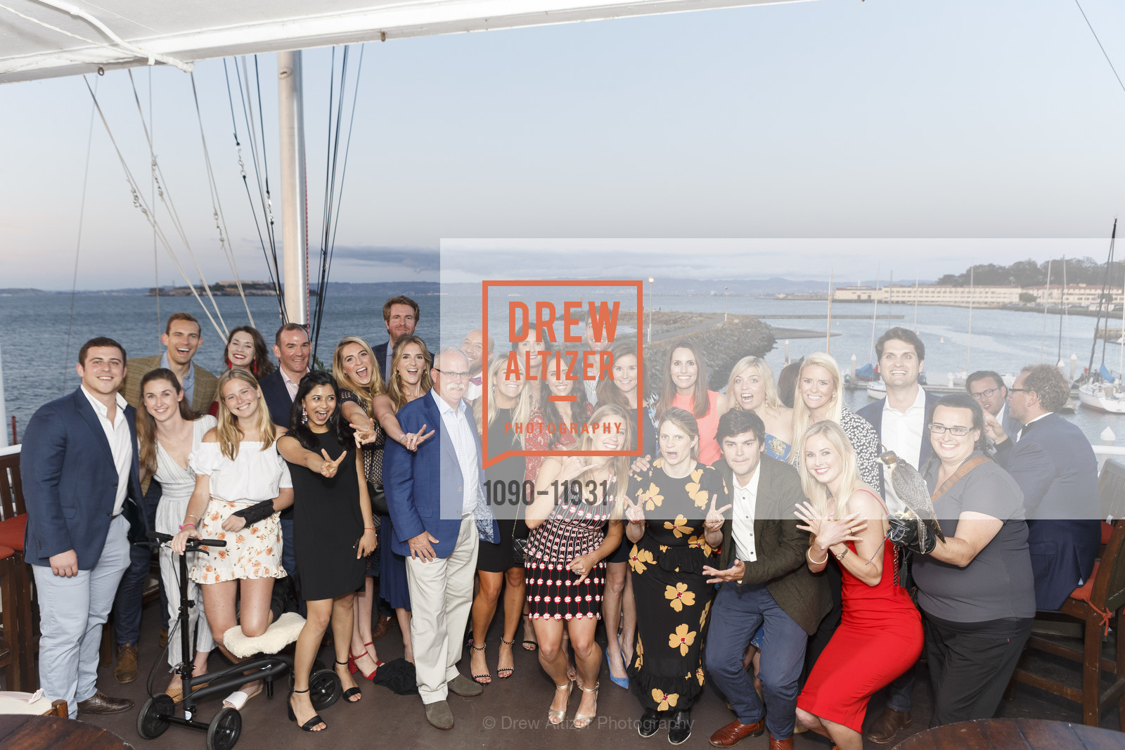 Claire Kiely, Izzy Fox, Vaishali Parekh, Gideon Lett, Brittany Roderman, Tucker Bounds, Hilary Saunders, Alex Cook, Jackie Rooney, Caroline Cutler, Emily Woodward, Clay Jameson, Heather Greenwood, Eleanor Woodward, Andrea Saul, Andrew Sarda, Abigail Flora, Hilary Jaschke, Eric Jaschke, Yellowstone Foundation fundraiser benefiting Forever Young Patrons 2018, Golden Gate Yacht Club. 1 Yacht Road, Photo #1090-11931 Claire Kiely, Izzy Fox, Vaishali Parekh, Gideon Lett, Brittany Roderman, Tucker Bounds, Hilary Saunders, Alex Cook, Jackie Rooney, Caroline Cutler, Emily Woodward, Clay Jameson, Heather Greenwood, Eleanor Woodward, Andrea Saul, Andrew Sarda, Abigail Flora, Hilary Jaschke, Eric Jaschke, Photo #1090-11931