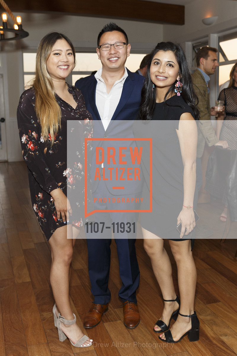 Alyssa Sangalang, Alan Nguyen, Vaishali Parekh, Yellowstone Foundation fundraiser benefiting Forever Young Patrons 2018, Golden Gate Yacht Club. 1 Yacht Road, Photo #1107-11931 Alyssa Sangalang, Alan Nguyen, Vaishali Parekh, Photo #1107-11931