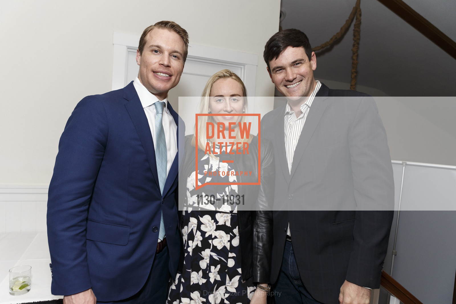 Greg Keeney, Sydney Blumenkranz, John O'Connor, Yellowstone Foundation fundraiser benefiting Forever Young Patrons 2018, Golden Gate Yacht Club. 1 Yacht Road, Photo #1130-11931 Greg Keeney, Sydney Blumenkranz, John O'Connor, Photo #1130-11931