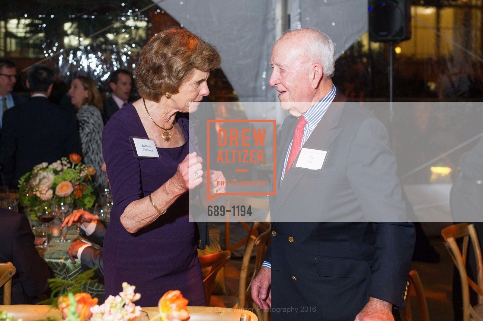 Barbara Cancilla, Joe Kelly, 2016 USF California Prize Gala, USF Campus, Fromm Hall and Welch Field. 2130 Fulton Street, San Francisco, CA 94118, May 12th, 2016, Photo #689-1194 Barbara Cancilla, Joe Kelly, Photo #689-1194