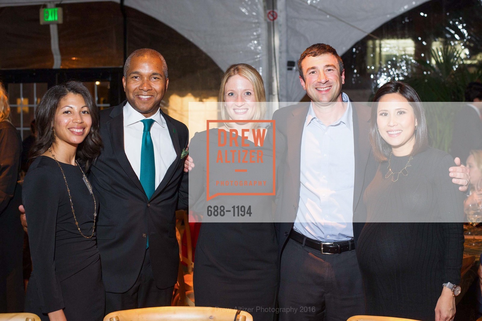 Danielle Hinton, Preston Walton, Holly Hogan, Tom Holmes, Vicky Nguyen, 2016 USF California Prize Gala, USF Campus, Fromm Hall and Welch Field. 2130 Fulton Street, San Francisco, CA 94118, May 12th, 2016, Photo #688-1194 Danielle Hinton, Preston Walton, Holly Hogan, Tom Holmes, Vicky Nguyen, Photo #688-1194
