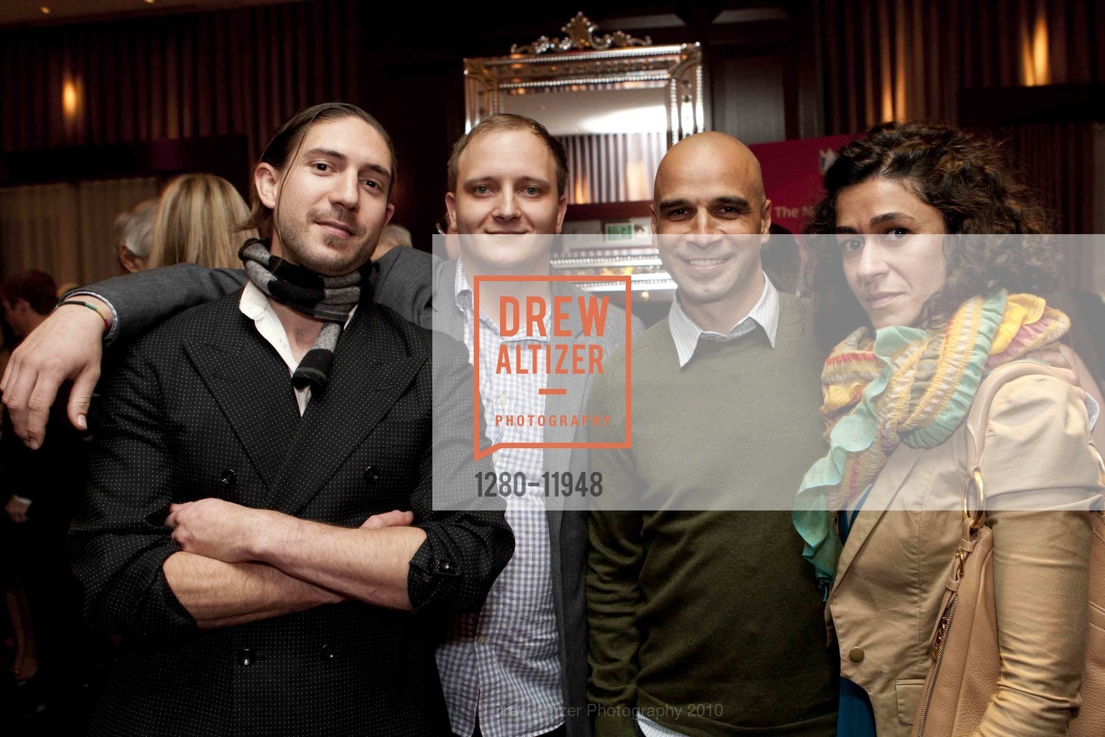 Aaron London, Carl Swanson, Murad Lahlou, Farnoush Deylamian, MICHELIN Guide San Francisco, Bay Area & Wine Country 2011 Launch, US, October 27th, 2010, Photo #1280-11948 Aaron London, Carl Swanson, Murad Lahlou, Farnoush Deylamian, Photo #1280-11948