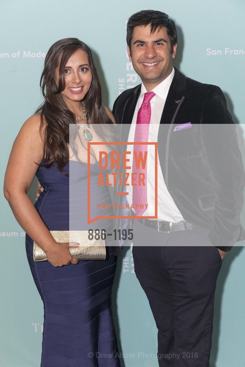 Neetu Tolani, Neel Tolani, SFMOMA Modern Ball 2016, SFMOMA. 151 3rd St, May 12th, 2016, Photo #886-1195 Neetu Tolani, Neel Tolani, Photo #886-1195