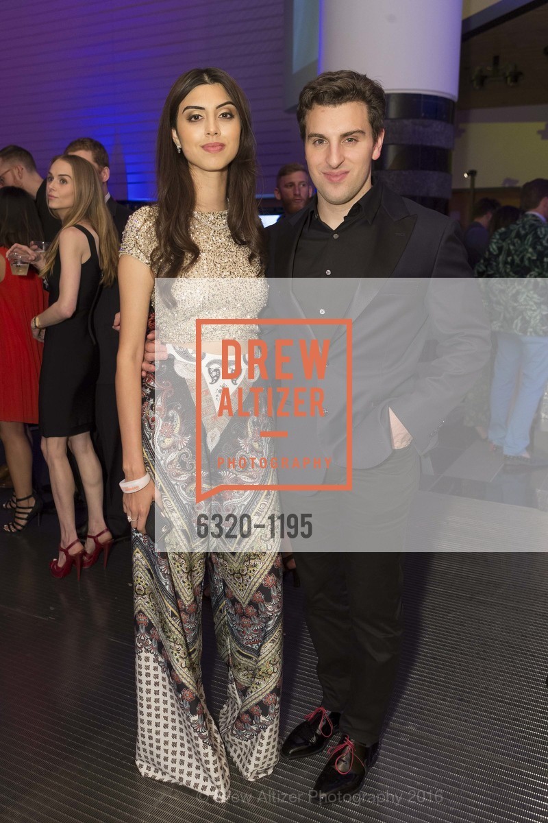 Elissa Patel, Brian Chesky, SFMOMA Modern Ball 2016, SFMOMA. 151 3rd St, May 12th, 2016, Photo #6320-1195 Elissa Patel, Brian Chesky, Photo #6320-1195