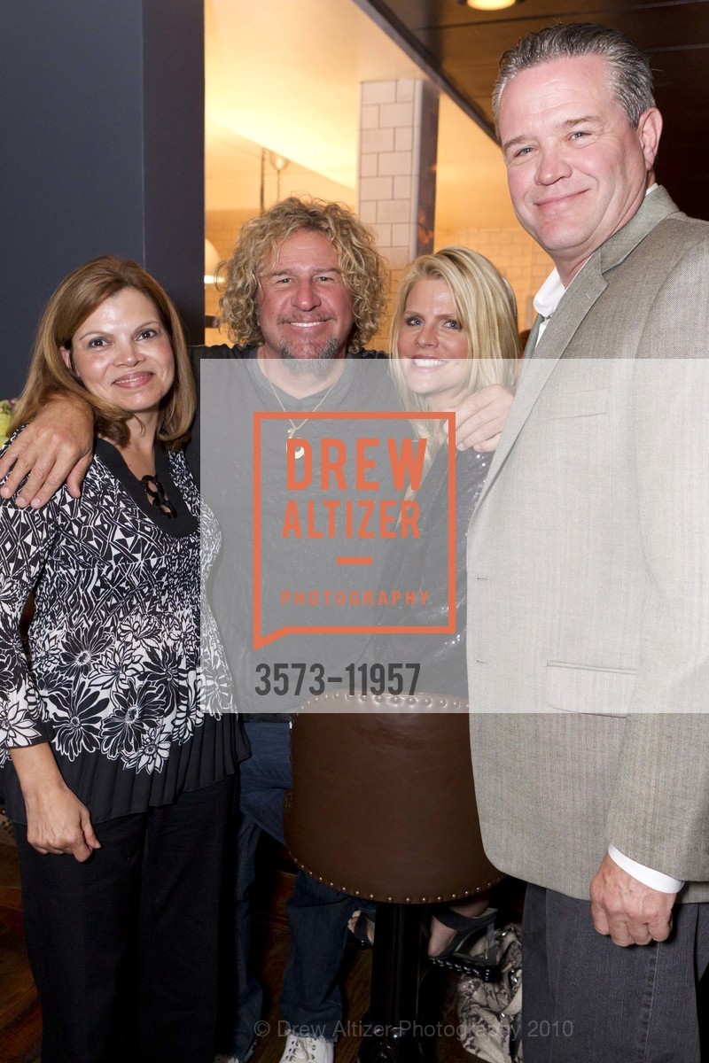 Dahlia Guzman, Sammy Hagar, Kari Hagar, Greg Lofthus, Tyler Florence's WAYFARE TAVERN VIP Night, US, June 20th, 2010, Photo #3573-11957 Dahlia Guzman, Sammy Hagar, Kari Hagar, Greg Lofthus, Photo #3573-11957