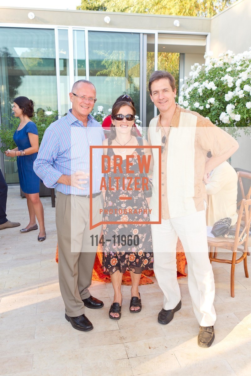 Terry Jezowski, Laura Petersen, Brian Arbogast, Jan and John Zakin Host a Wine Country Dinner Benefiting Engender Health, US, September 26th, 2010, Photo #114-11960 Terry Jezowski, Laura Petersen, Brian Arbogast, Photo #114-11960