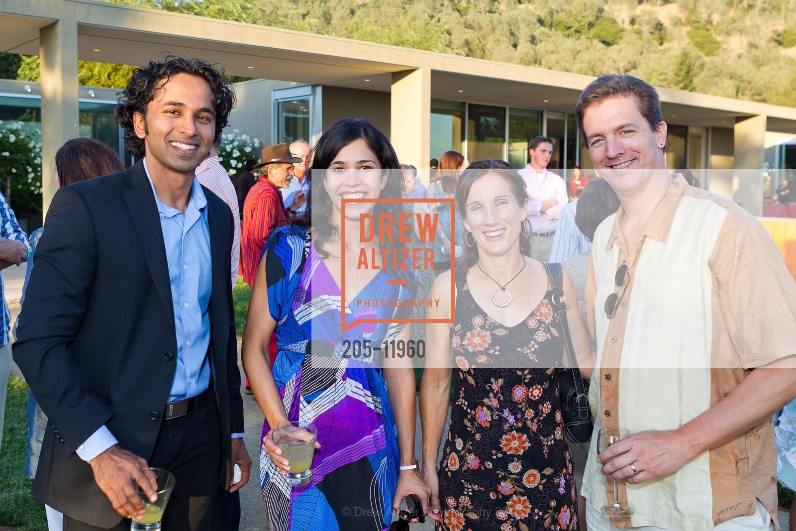 Shankar Venkat, Shaira Bhan, Laura Petersen, Brian Arbogast, Jan and John Zakin Host a Wine Country Dinner Benefiting Engender Health, US, September 26th, 2010, Photo #205-11960 Shankar Venkat, Shaira Bhan, Laura Petersen, Brian Arbogast, Photo #205-11960