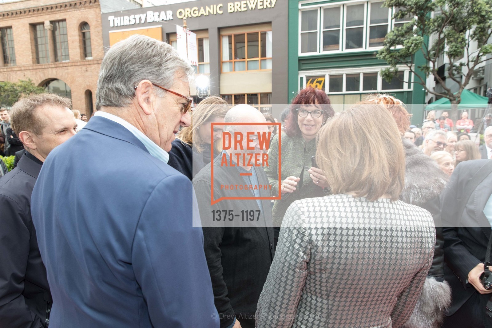 Paul Pelosi, Craig Dykers, SFMOMA Ribbon Cutting Opening Day, SFMOMA. 151 3rd St, May 13th, 2016, Photo #1375-1197 Paul Pelosi, Craig Dykers, Photo #1375-1197