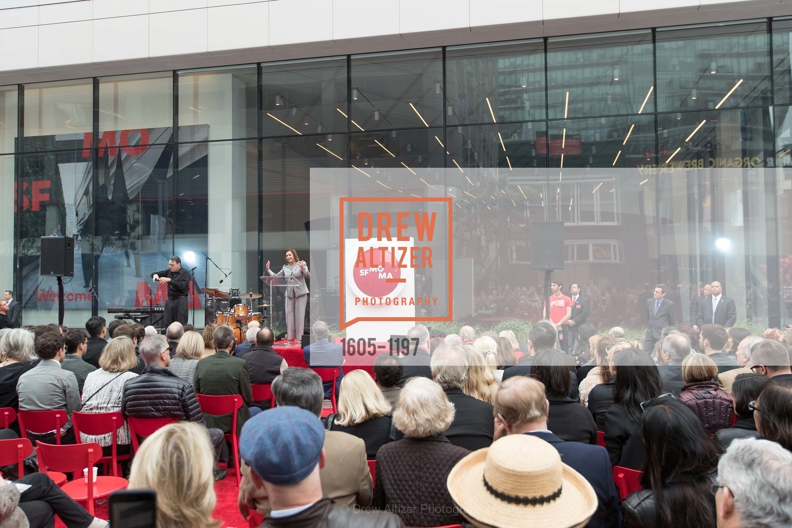 Atmosphere, SFMOMA Ribbon Cutting Opening Day, SFMOMA. 151 3rd St, May 13th, 2016, Photo #1605-1197 Atmosphere, Photo #1605-1197