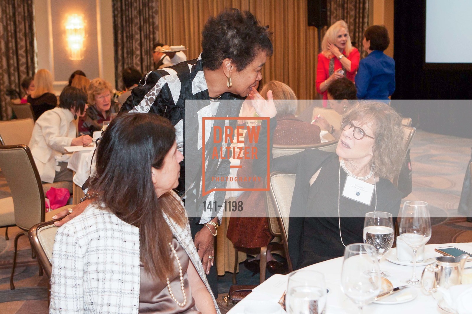 Anette Harris, Nancy Hoyt, Compassion & Choices hosts Merla Zellerbach Empowerment Luncheon, Four Seasons Hotel, Veranda Room, May 17th, 2016, Photo #141-1198 Anette Harris, Nancy Hoyt, Photo #141-1198