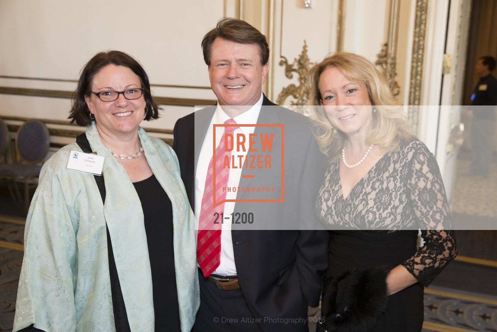 Julie Doherty, Michael Finney, Brenda Finney, TNDC's 35th Annual Birthday Dinner, The Fairmont. 950 Mason Street San Francisco, CA 94108, May 17th, 2016, Photo #21-1200 Julie Doherty, Michael Finney, Brenda Finney, Photo #21-1200