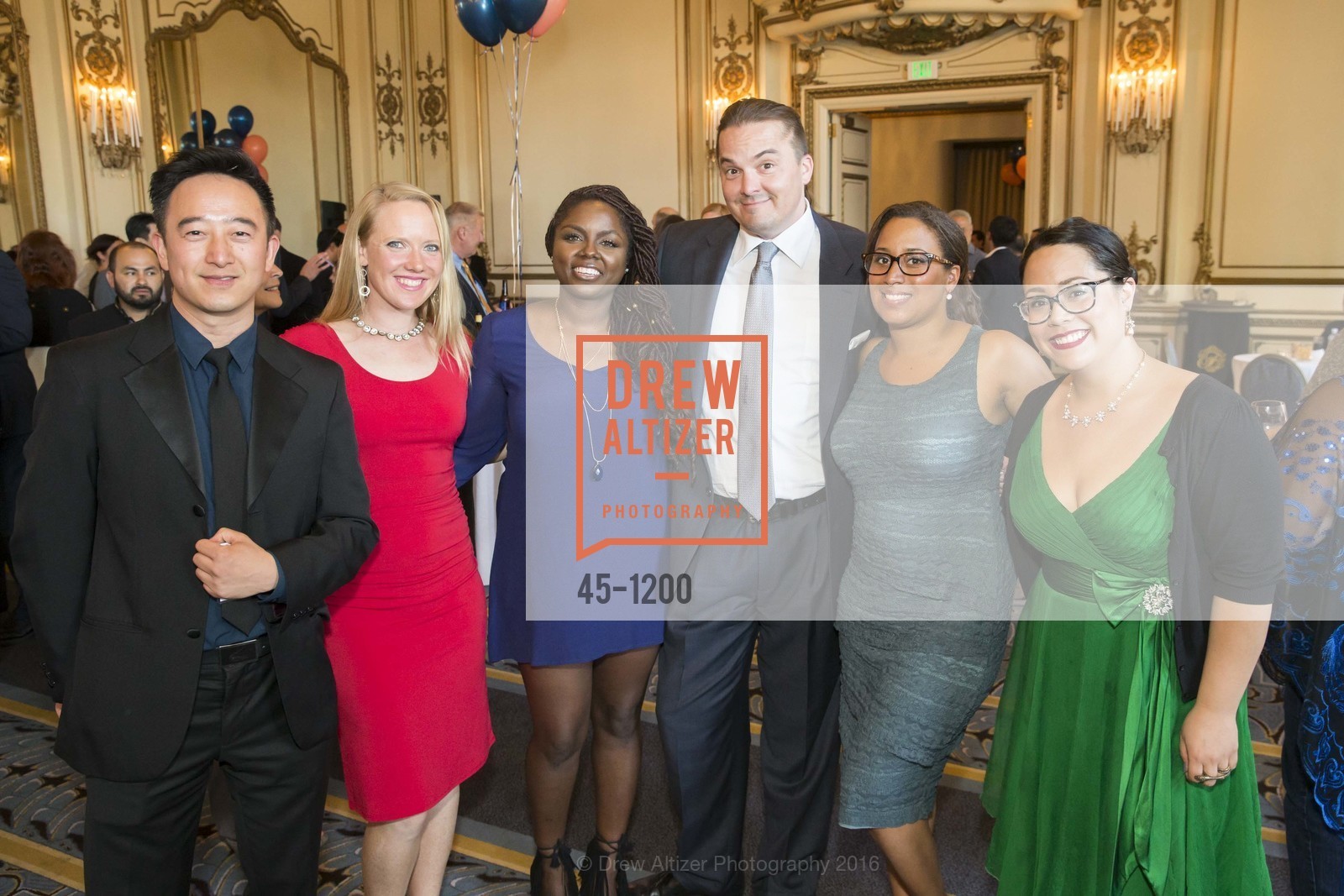 Wilson Song, Dulce Docken, Chandel Jones, Michael Sousa, Ashley Gibson, Claire Genese, TNDC's 35th Annual Birthday Dinner, The Fairmont. 950 Mason Street San Francisco, CA 94108, May 17th, 2016, Photo #45-1200 Wilson Song, Dulce Docken, Chandel Jones, Michael Sousa, Ashley Gibson, Claire Genese, Photo #45-1200