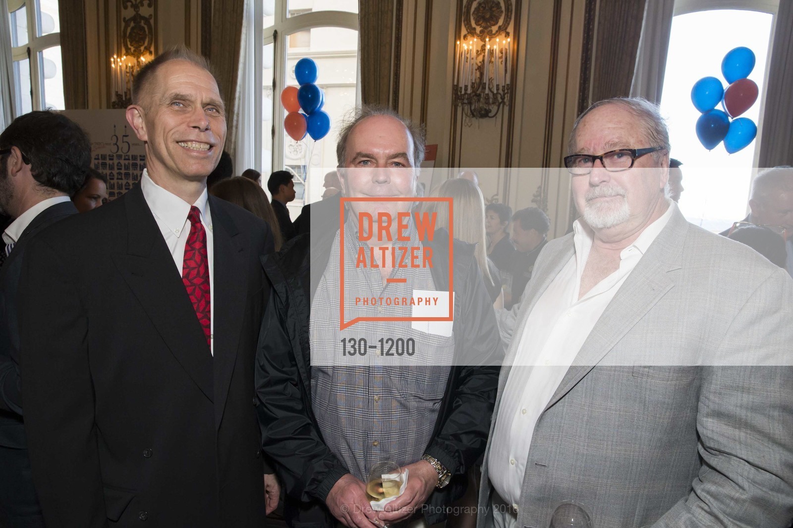 Alan Habel, Dan Heller, Craig Palmer, TNDC's 35th Annual Birthday Dinner, The Fairmont. 950 Mason Street San Francisco, CA 94108, May 17th, 2016, Photo #130-1200 Alan Habel, Dan Heller, Craig Palmer, Photo #130-1200