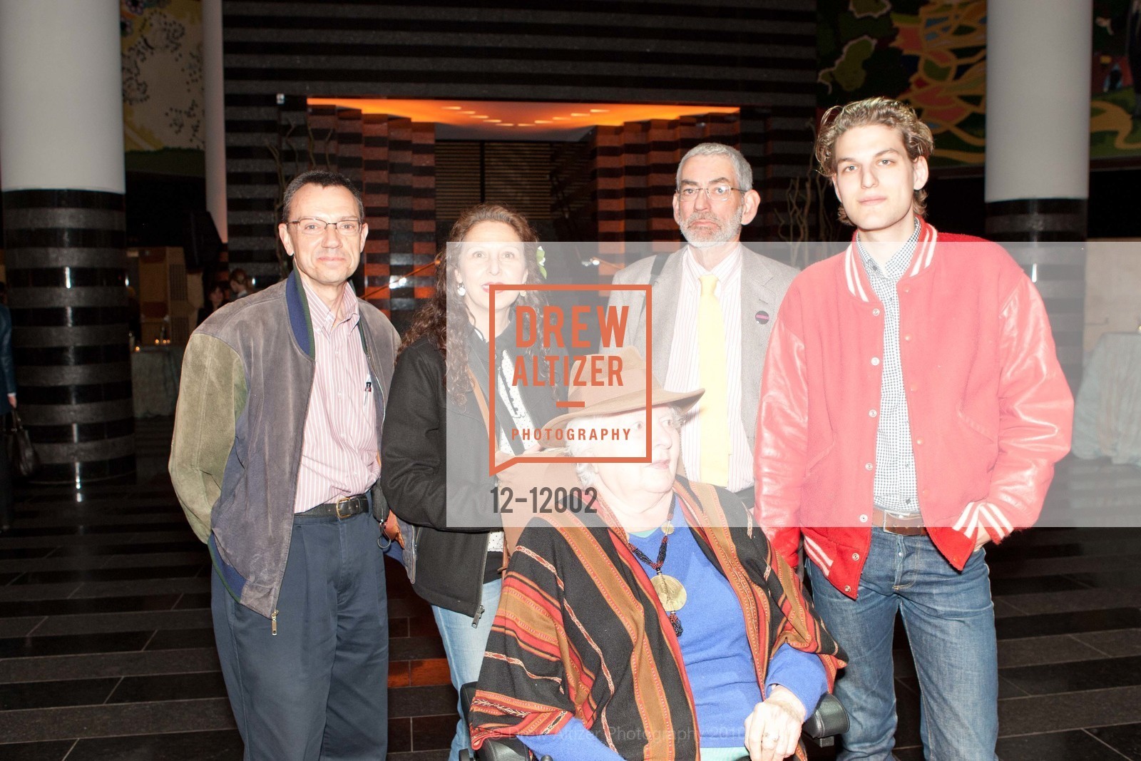 Lou Boudreau, Mayra Arreguin, Richard Gordon, Jesse Miller-Gordon, SFMOMA OPENING RECEPTION FOR "EXPOSED" and "CARTIER-BRESSON", US, October 28th, 2010, Photo #12-12002 Lou Boudreau, Mayra Arreguin, Richard Gordon, Jesse Miller-Gordon, Photo #12-12002