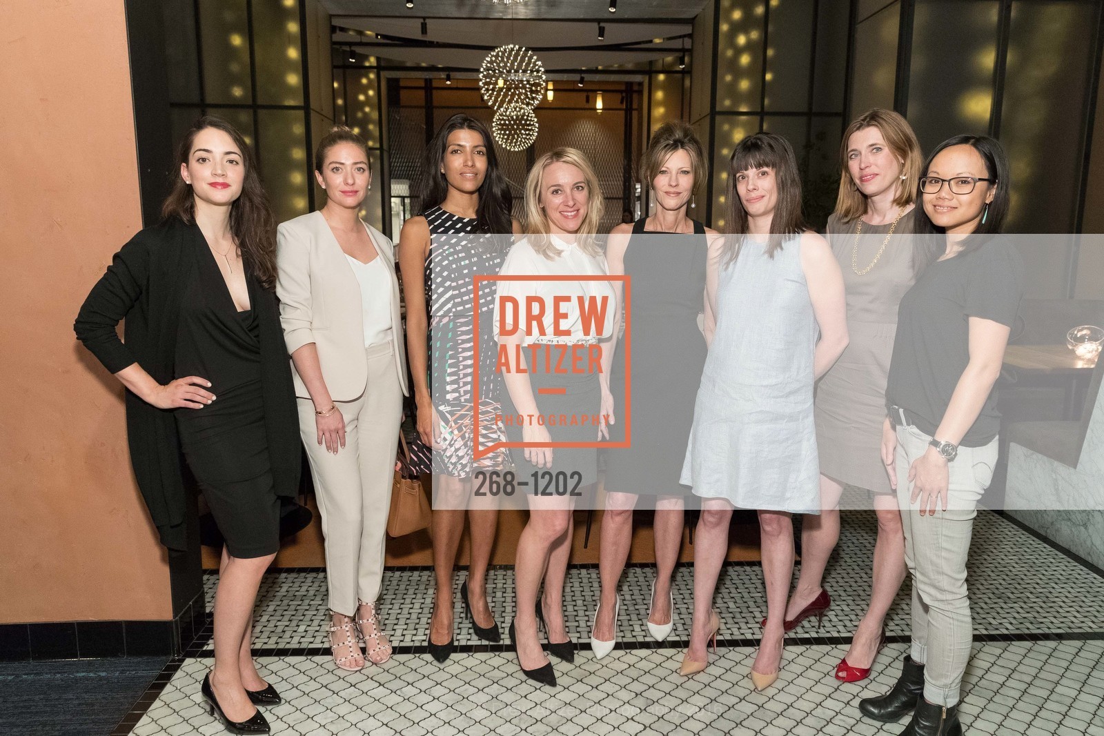 Marcela Sapone, Whitney Wolfe, Leila Janah, April Underwood, Robbie Myers, Del Harvey, Jen Fitzpatrick, Tracy Young, Elle Women in Tech 2016, Mourad. 140 New Montgomery Street, May 17th, 2016, Photo #268-1202 Marcela Sapone, Whitney Wolfe, Leila Janah, April Underwood, Robbie Myers, Del Harvey, Jen Fitzpatrick, Tracy Young, Photo #268-1202