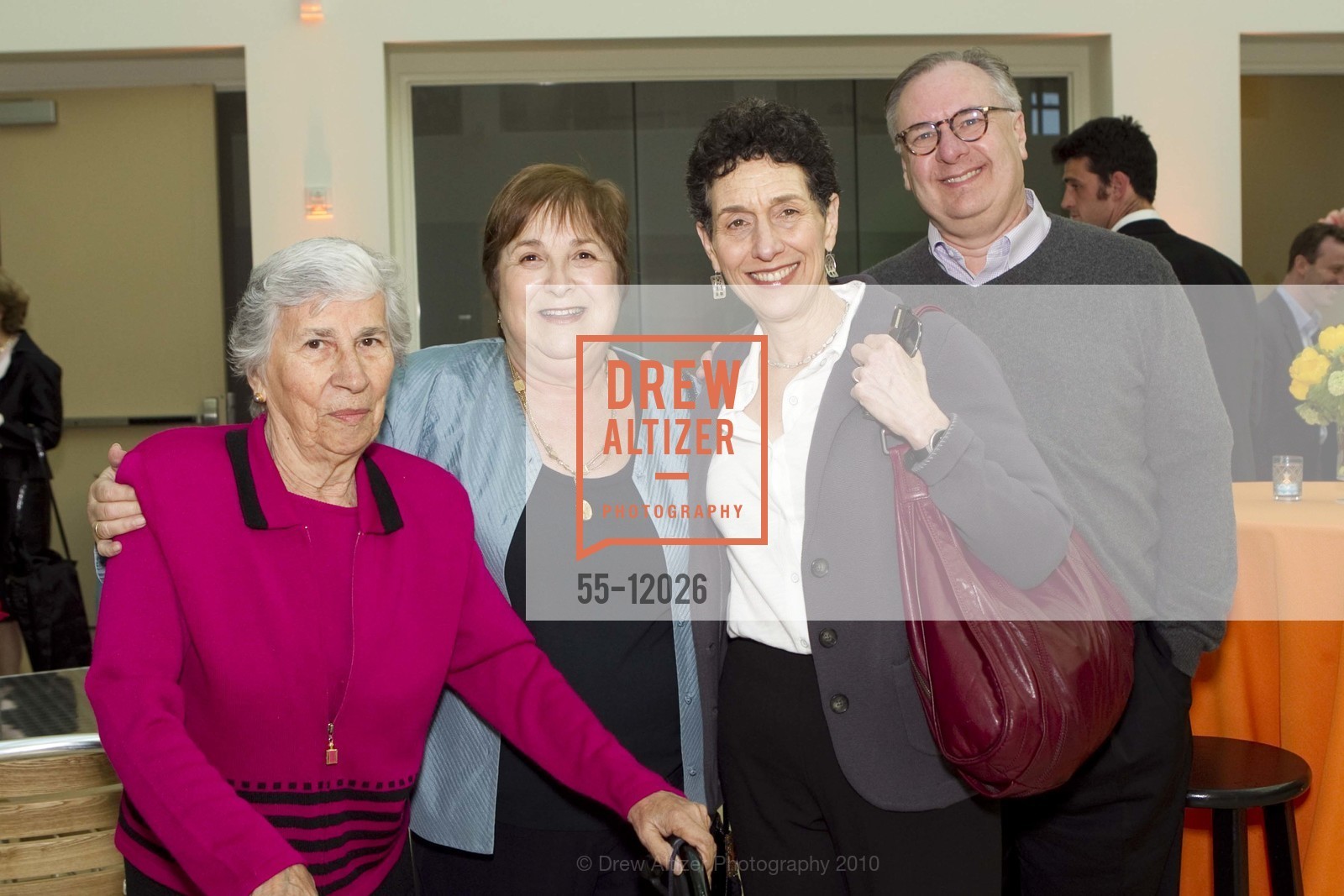 Phyllis Freedman, Judy Edelson, Abbie Snay, Ed Yellin, Showcase: a Celebration fundraiser for JCCSF featuring MANDY PATINKIN, US, April 18th, 2010, Photo #55-12026 Phyllis Freedman, Judy Edelson, Abbie Snay, Ed Yellin, Photo #55-12026