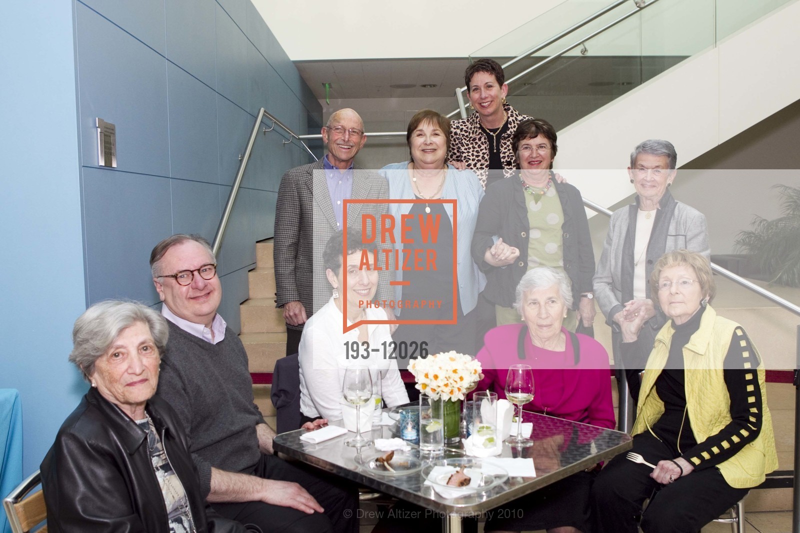 FRONT Rae Finegood, Ed Yelin, Abby Snay, Phyllis Freeman, Jane Blumberg Goldberg BACK Tom Frankel, Judy Edelson, Dana Corvin, Myrna Frankel, Adele Corvin, Showcase: a Celebration fundraiser for JCCSF featuring MANDY PATINKIN, US, April 18th, 2010, Photo #193-12026 FRONT Rae Finegood, Ed Yelin, Abby Snay, Phyllis Freeman, Jane Blumberg Goldberg BACK Tom Frankel, Judy Edelson, Dana Corvin, Myrna Frankel, Adele Corvin, Photo #193-12026