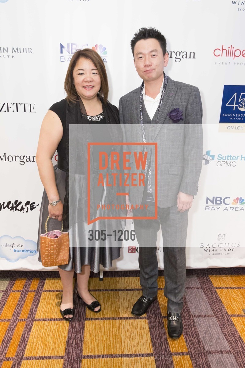 Grace Li, Kash Feng, On Lok's 45th Anniversary Spring Gala, InterContinental San Francisco Hotel. 888 Howard St, Photo #305-1206 Grace Li, Kash Feng, Photo #305-1206