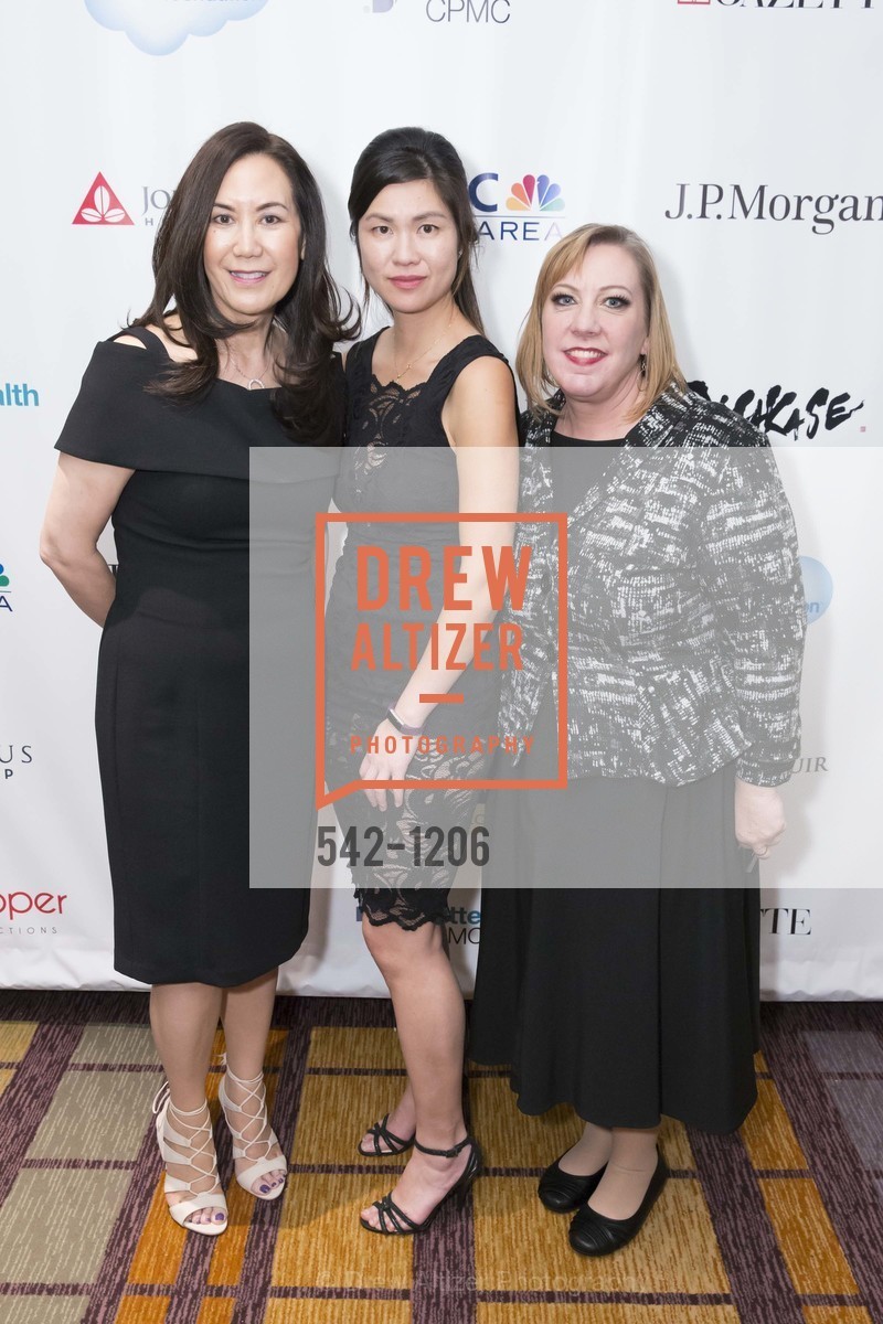 Nadyne Orona, May Liu, Jenny O'Toole, On Lok's 45th Anniversary Spring Gala, InterContinental San Francisco Hotel. 888 Howard St, Photo #542-1206 Nadyne Orona, May Liu, Jenny O'Toole, Photo #542-1206