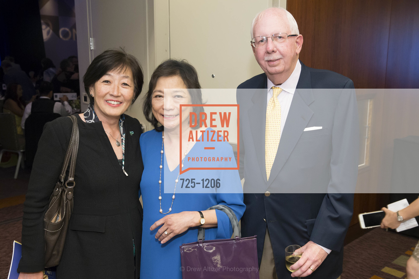 Minna Tao, Irene Riley, Dan Riley, On Lok's 45th Anniversary Spring Gala, InterContinental San Francisco Hotel. 888 Howard St, Photo #725-1206 Minna Tao, Irene Riley, Dan Riley, Photo #725-1206