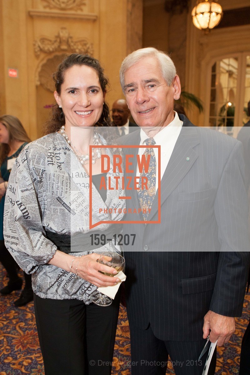 Leslie Garvin, Rod Diridon, The Commonwealth Club of California's 110th Anniversary and 25th Annual Distinguished Citizen Award Dinner, Palace Hotel. 2 Montgomery St, April 10th, 2013, Photo #159-1207 Leslie Garvin, Rod Diridon, Photo #159-1207
