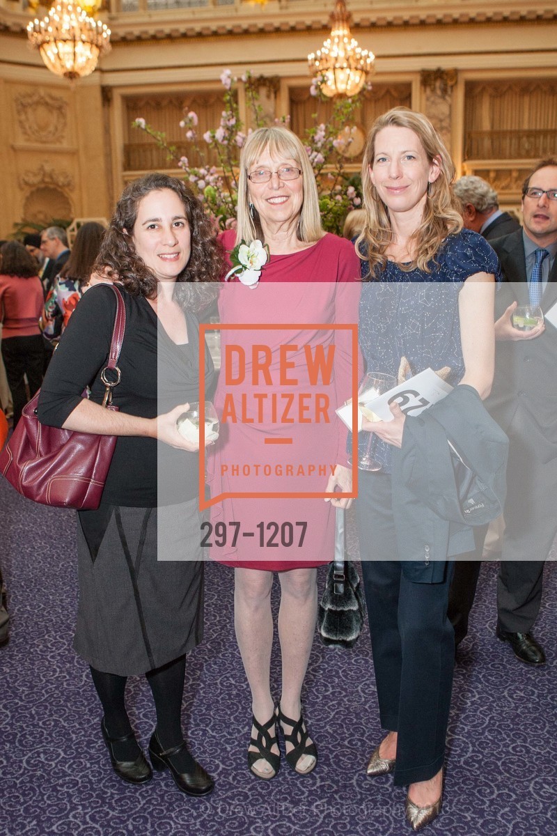 Kim Austin, Esther Wojcicki, Jennifer Frazier, The Commonwealth Club of California's 110th Anniversary and 25th Annual Distinguished Citizen Award Dinner, Palace Hotel. 2 Montgomery St, April 10th, 2013, Photo #297-1207 Kim Austin, Esther Wojcicki, Jennifer Frazier, Photo #297-1207