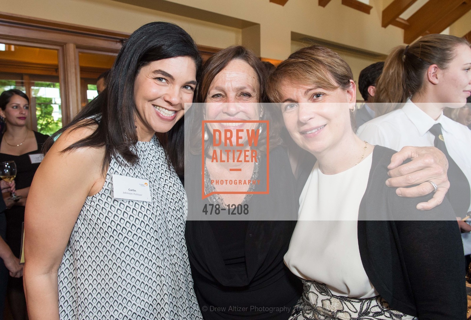 Carlin Johnson Politzer, Linda Mornell, Elizabeth Obershaw, 2016 Summer Search Silicon Valley Gala, Sharon Heights Golf Club. 2900 Sand Hill Rd, May 17th, 2016, Photo #478-1208 Carlin Johnson Politzer, Linda Mornell, Elizabeth Obershaw, Photo #478-1208