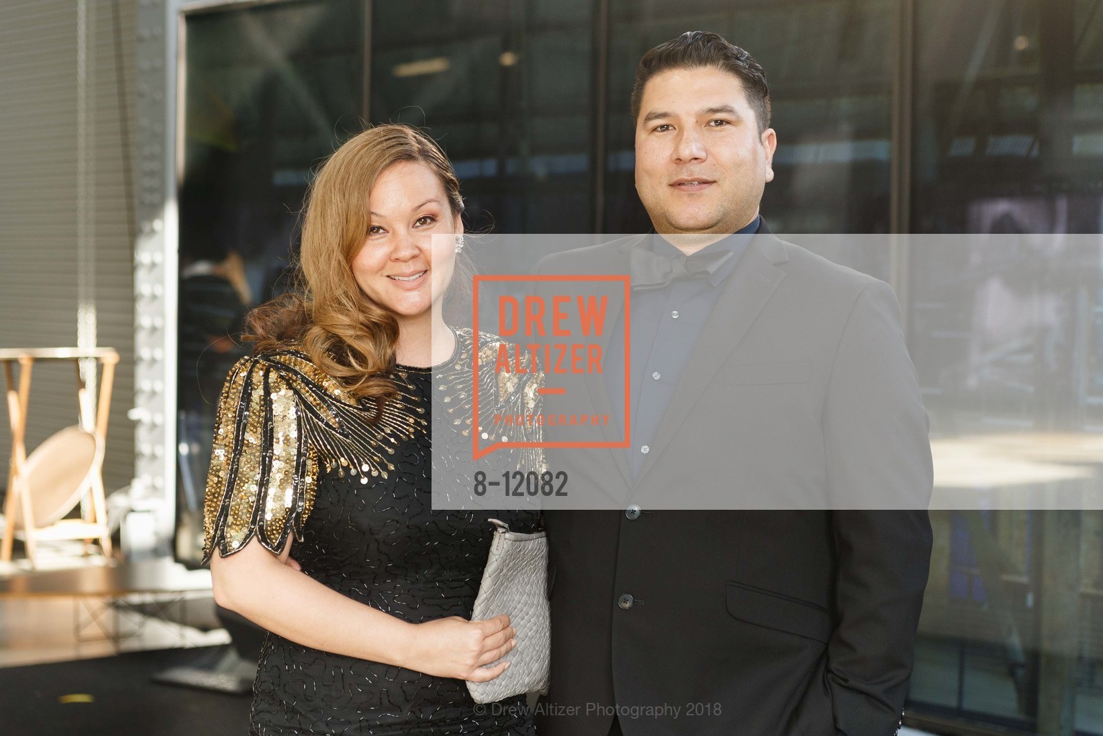 Jenny Sosnowski, JC Reyes, San Francisco Heritage Presents Soiree 2018, Pier 70, May 19th, 2018, Photo #8-12082 Jenny Sosnowski, JC Reyes, Photo #8-12082